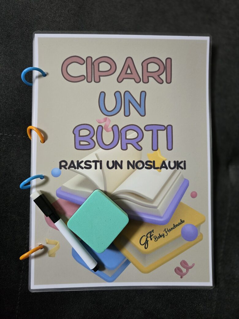 Raksti un noslauki! Cipari un burti!