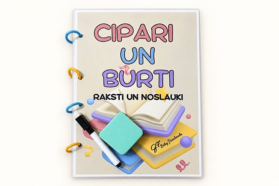 Raksti un noslauki! Cipari un burti!