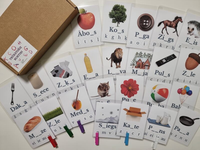 Trūkstošo burtiņu kartītes