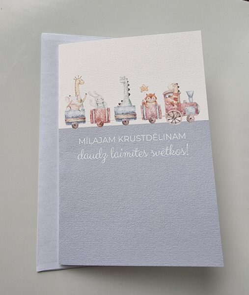 Apsveikuma kartiņa puikam!