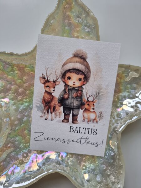 Baltus Ziemassvētkus!